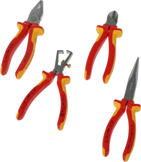 Набор инструментов KNIPEX KN-002015,  4 предмета,  диэлектрический