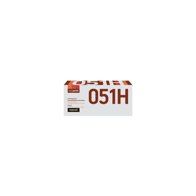 Картридж EasyPrint (051H/2169C002/051H/Cart 051H) для Canon i-SENSYS LBP162dw, MF264dw, MF267dw, MF269dw (4100стр.) черный, с чипом LC-051H