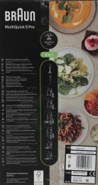 Блендер погружной Braun MQ55755MBK черный