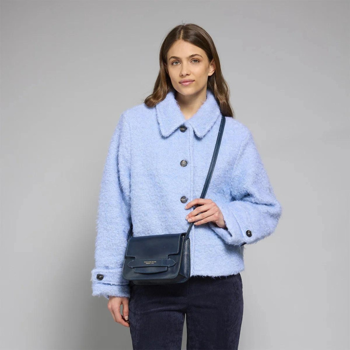 Сумка The Bridge Lucrezia, женская, кожа натуральная, темно-синий [04192001/yh]