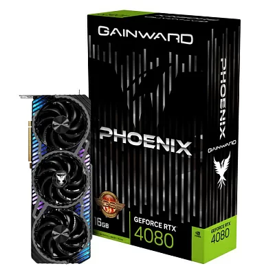 Видеокарта Gainward Phoenix nVidia RTX 4080 16384 22400 256 RTL [NED4080T19T2-1032X]