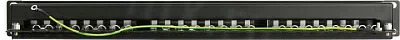Коммутационная панель Patch Panel 19" 1U FTP 24 port кат.5e 5bites PPF55-05 разъём KRONE экранированная