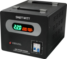 Стабилизатор напряжения Smartwatt AVR Tower 3000RF 3000ВА черный 4512020370007