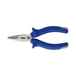 Удлинённые тонкие загнутые плоскогубцы 160мм МАСТАК 030-11160H