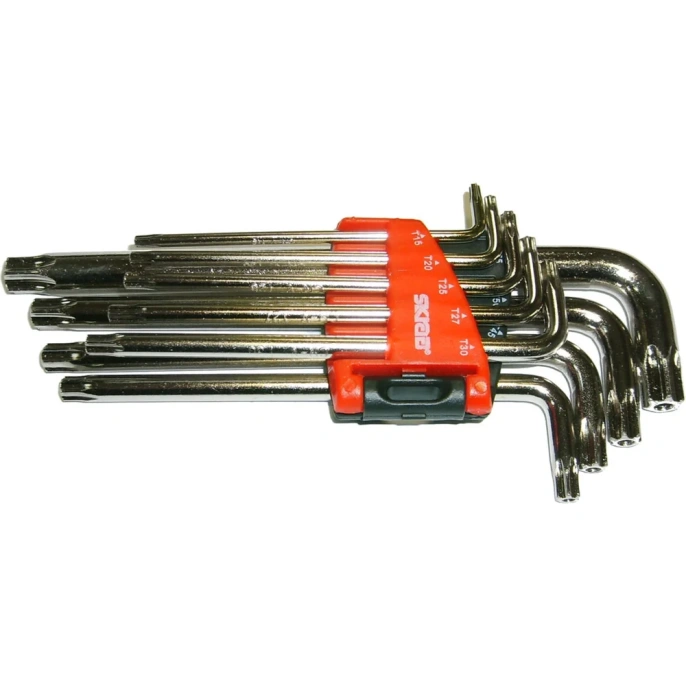 Набор ключей SKRAB TORX Т15-Т55 9 пр. длинные 44712