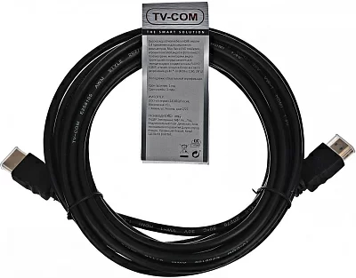 Кабель цифровой HDMI19M to HDMI19M, V1.4+3D, 5m, TV-COM VCOM