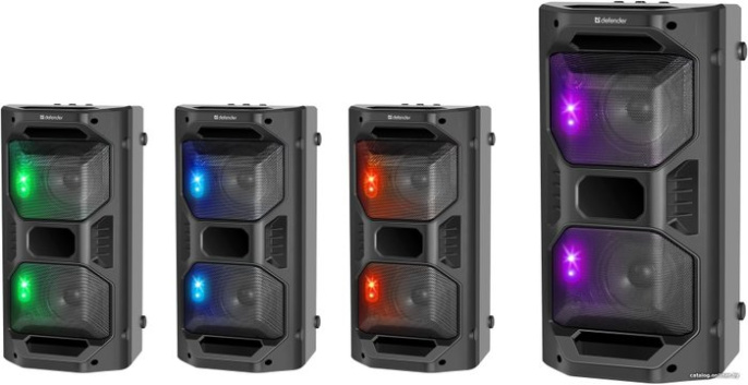 Портативная акустика Rage 50Вт, Light/BT/FM/USB/LED/TWS Defender ,65109