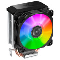 Кулер для процессора CPU Cooler JONSBO CR-1200E 95W, 3-pin, 128mm, Al/Cu, 2x6mm, FRGB, 1x92mm, 36CFM, 26.5dBA, 2000RPM, S: 1700/1200/115X, AM4/AM5 Black