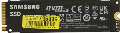 Накопитель SSD 500 Gb M.2 2280 M Samsung 980 Series MZ-V8V500BW (RTL) V-NAND 3bit-MLC (RTL)
