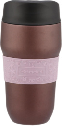 Термокружка для напитков Rondell Tierno RDS-1958 0.32л. фиолетовый/черный картонная коробка