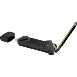 Адаптер беспроводной связи Wi-Fi ASUS USB-AX56 CRADLE WiFi 6 1201Mbps+574Mbps 5GHz/2.4GHz 90IG06H0-MO0R10 565284
