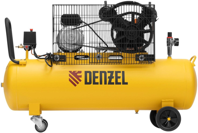 Компрессор поршневой DENZEL BCV2300/100 масляный [58111]