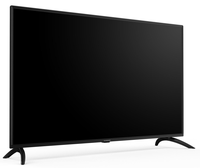50" Телевизор SunWind SUN-LED50XU400 4K Ultra HD, СМАРТ ТВ, YaOS, черный