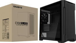 Корпус Gigabyte GB-C102G черный без БП mATX 7x120mm 4x140mm 2xUSB3.0 audio bott PSU