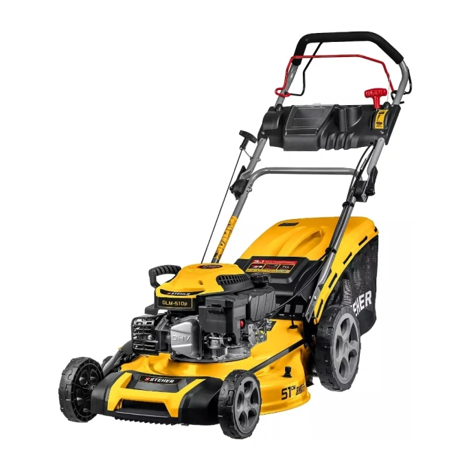 Самоходная бензиновая газонокосилка STEHER GLM-510p