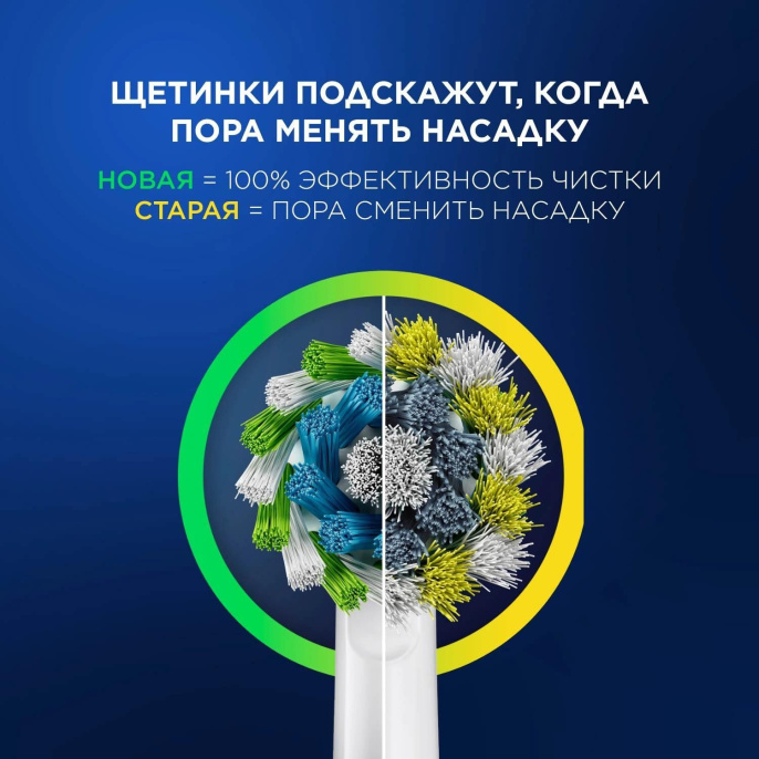 Электрическая зубная щетка Oral-B Vitality Pro 80821814, насадки для щётки: 2 шт, цвет: голубой