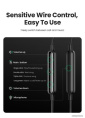 Наушники UGREEN EP103-30631; проводные, Lightning, MFI Certified, Номинальная мощность: 5 мВт; Длина кабеля: 1,2 м; Чувствительность: 104+3дБ; Диаметр динамика: 10 мм; Сопротивление динамика: 32Q; Частотный (30631_)