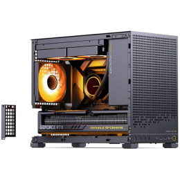Корпус без блока питания Case JONSBO D32 PRO, Mini-Tower, TG, no fan, 2xUSB-A 3.2 + 1xUSB-C 3.2, mATX, mDTX, mITX Black (D32 PRO BLACK)