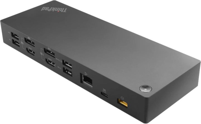 Lenovo [40AF0135EU] ThinkPad Hybrid USB-C with USB-A Dock 2x DP 1.2, 2x HDMI, 3x USB 3.1, 2x USB 2.0, 1x USB-C, 1x RJ-45, 1x Combo Audio Jack 3.5mm "