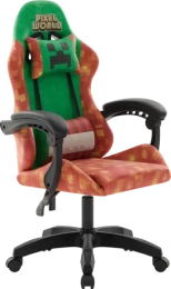 Defender игровое кресло Legas Зел/Оранж/PixelWorld,класс2,PU,64852