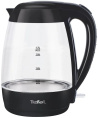 Чайник электрический Tefal KO450832 8010000465 1.7л. черный корпус: стекло/пластик 8010001400