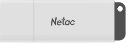 Флешка USB NETAC U185 4ГБ, USB2.0, белый [nt03u185n-004g-20wh]