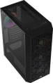 Корпус ATX Aerocool Hive-G-BK-v2, Midi-Tower, без БП,  черный [accm-pv27043.11]