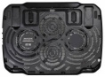 Подставка для ноутбука Buro BU-LCP156-B208, 15.6", 355х260х21 мм, 2хUSB, вентиляторы 2 х 80 мм, 560г, черный