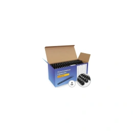 Пружина пластиковая HELEOS BCA4-8B, 8мм, 30 - 51 листов, A4, 100, черный