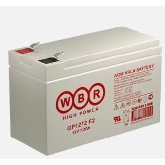 WBR Батарея GP1272 28W f2 12V/7,2Ah (GP1272 F2 (12V28W))