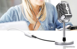 Внешняя звуковая карта UGREEN US206 30712 USB A Male to 3.5 mm Aux Cable. Цвет: белый 30712_