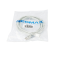NEOMAX NM23001-020 Шнур коммут. FTP 2 м, cat.5е, серый, многожильный