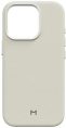 Чехол для смартфона Magssory Eco Leather Case CLT028 для iPhone 16 Pro Слоновая Кость CLT028i выступающий бортик для камеры, интегрированная рамка и кнопки из алюминия, поддержка MagSafe аксессуаров, материал: экокожа, внутренняя отделка из переработан