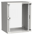 Шкаф коммутационный ITK Linea WE LWE3-15U64-GF настенный,  стеклянная передняя дверь,  15U,  600x715x450 мм