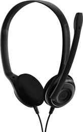 Наушники с микрофоном Epos Sennheiser PC 8 USB черный 2м накладные USB оголовье 1000432