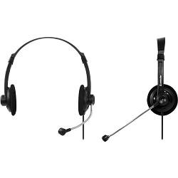 Гарнитура Defender Aura 104,  для компьютера, накладные,  проводные, черный [63104]