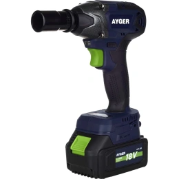 Аккумуляторный бесщеточный гайковерт AYGER с одним аккумулятором 4 Ah APW18BL4