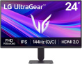 23.8" Монитор LG UltraGear 24G411A-B, 1920x1080, IPS, 144Гц, 1хHDMI, 1хDP, черный [24g411a-b.aruz]