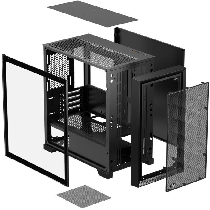 Корпус PcCooler C3D310 черный без БП mATX 8x120mm 4x140mm 2xUSB3.0 audio bott PSU (C3D310-BKP0-GL)