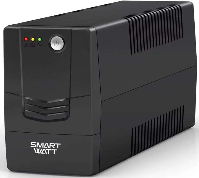 ИБП SmartWatt UPS UNI 1050E Line- interactive 1050VA/600W LED (2 EURO) 12V/9Ah*1  3703020390009