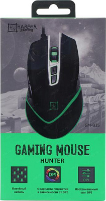 Манипулятор HARPER Gaming Mouse GM-B53 USB (RTL) 7btn+Roll