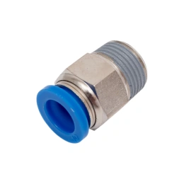 Пневмофитинг цанговый прямой с наружной резьбой HIMPT PC 10-03 (R3/8) 00-00008610