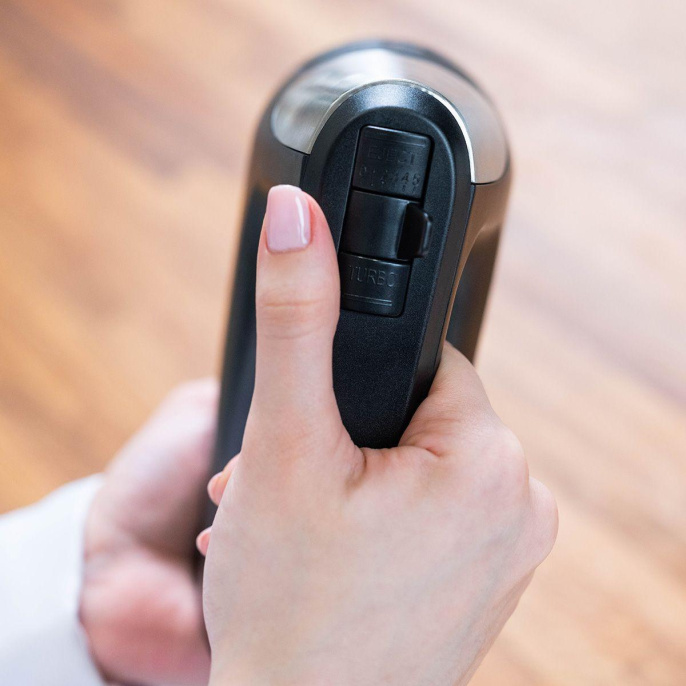 Миксер Scarlett SC-HM40S23, ручной,  черный и серебристый