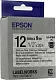 Термотрансферная лента EPSON C53S654015 LK-4TBW (12мм x 9м Black on Clear)