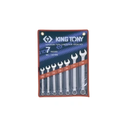 Набор комбинированных ключей KING TONY 10-19 мм 7 предметов 1207MR