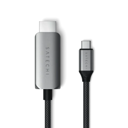 Кабель Satechi USB-C To HDMI 2.1 8K Cable. Цвет: серый космос (ST-YH8KCM)
