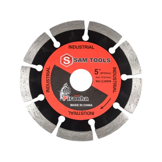 Алмазный диск SAMGRUPP по бетону сегментный 125x22,23 мм PIRANHA SAMC-018003125
