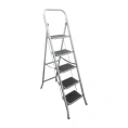 Стремянка Zalger 5 широких ступеней с ковриком, сталь 511-5