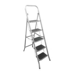 Стремянка Zalger 5 широких ступеней с ковриком, сталь 511-5