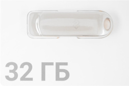 Флешка USB Digma DRIVE3 32ГБ, USB3.0, серебристый [dgfum032a30sr]